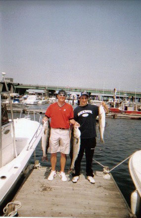 striped bass charter trip